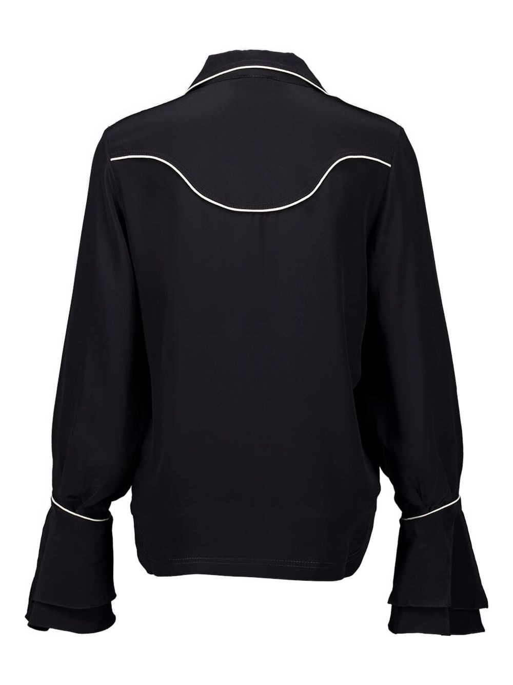 piped-cuff shirt - 2