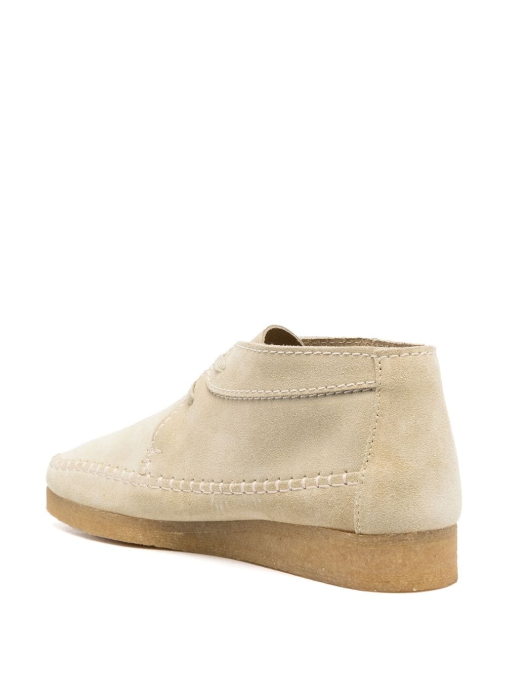lace-up suede boots - 3