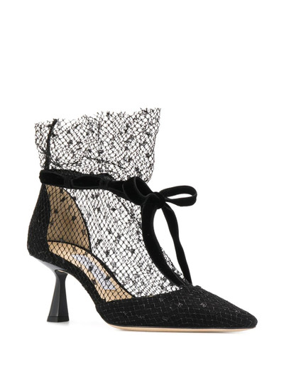 JIMMY CHOO Fira 65mm netted pumps outlook