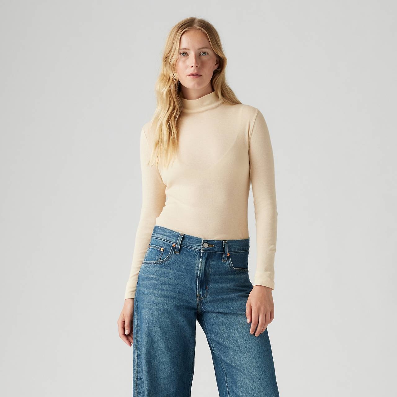 JUNO TISSUE KNIT LONG SLEEVE T-SHIRT - 2