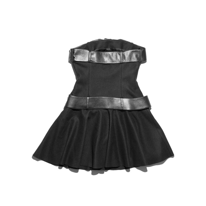 Enfants Riches Déprimés DOUBLE BELT MINI DRESS outlook