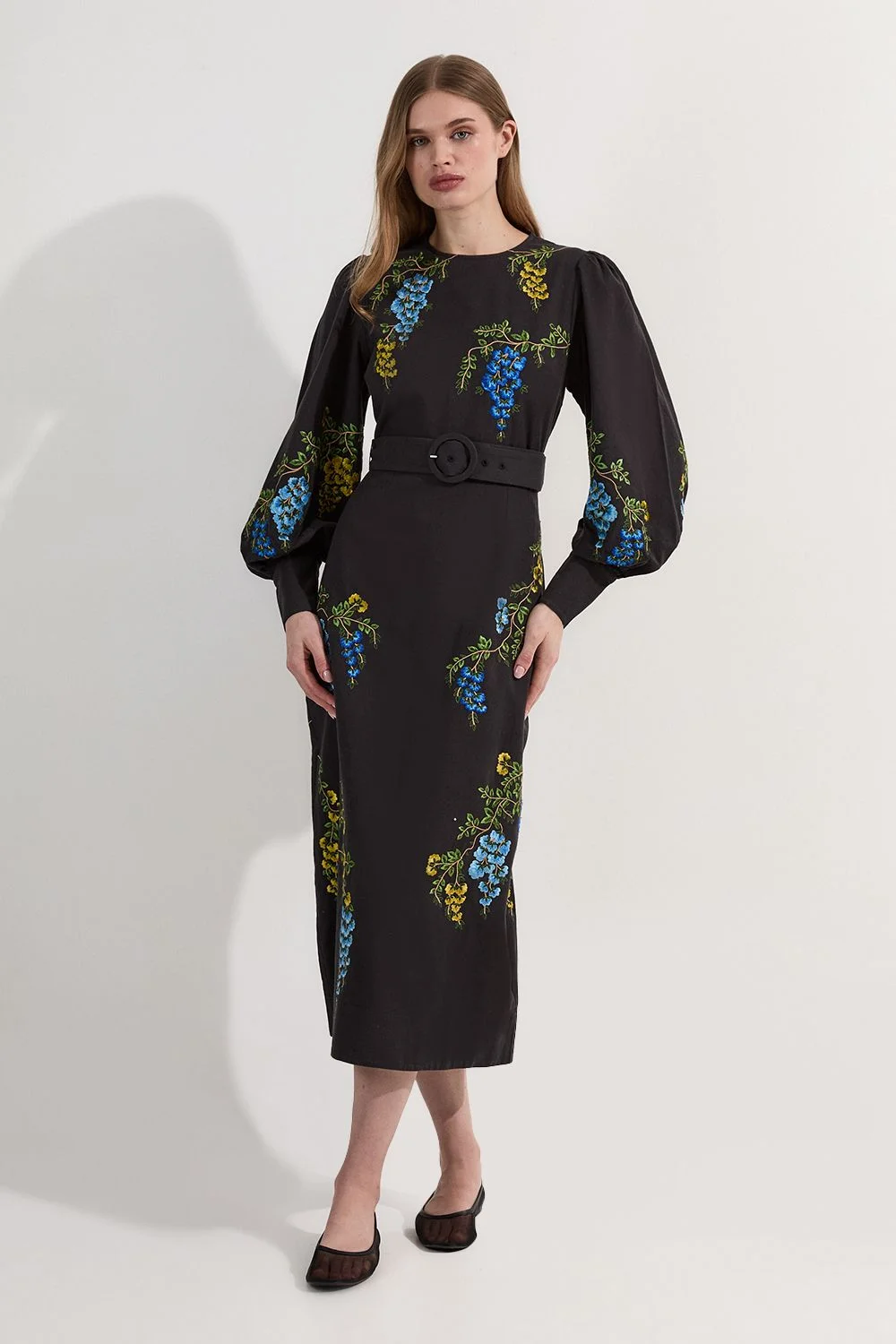karen millen embroidered dress VickyPattison on LTK