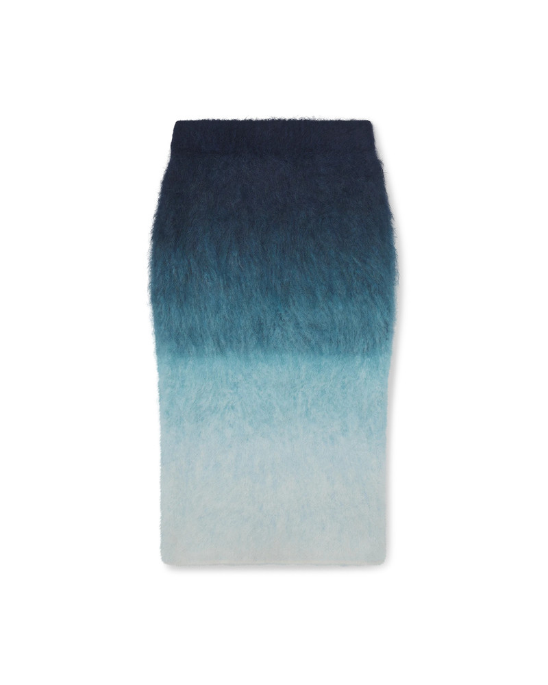 Gradient Mohair Skirt 1