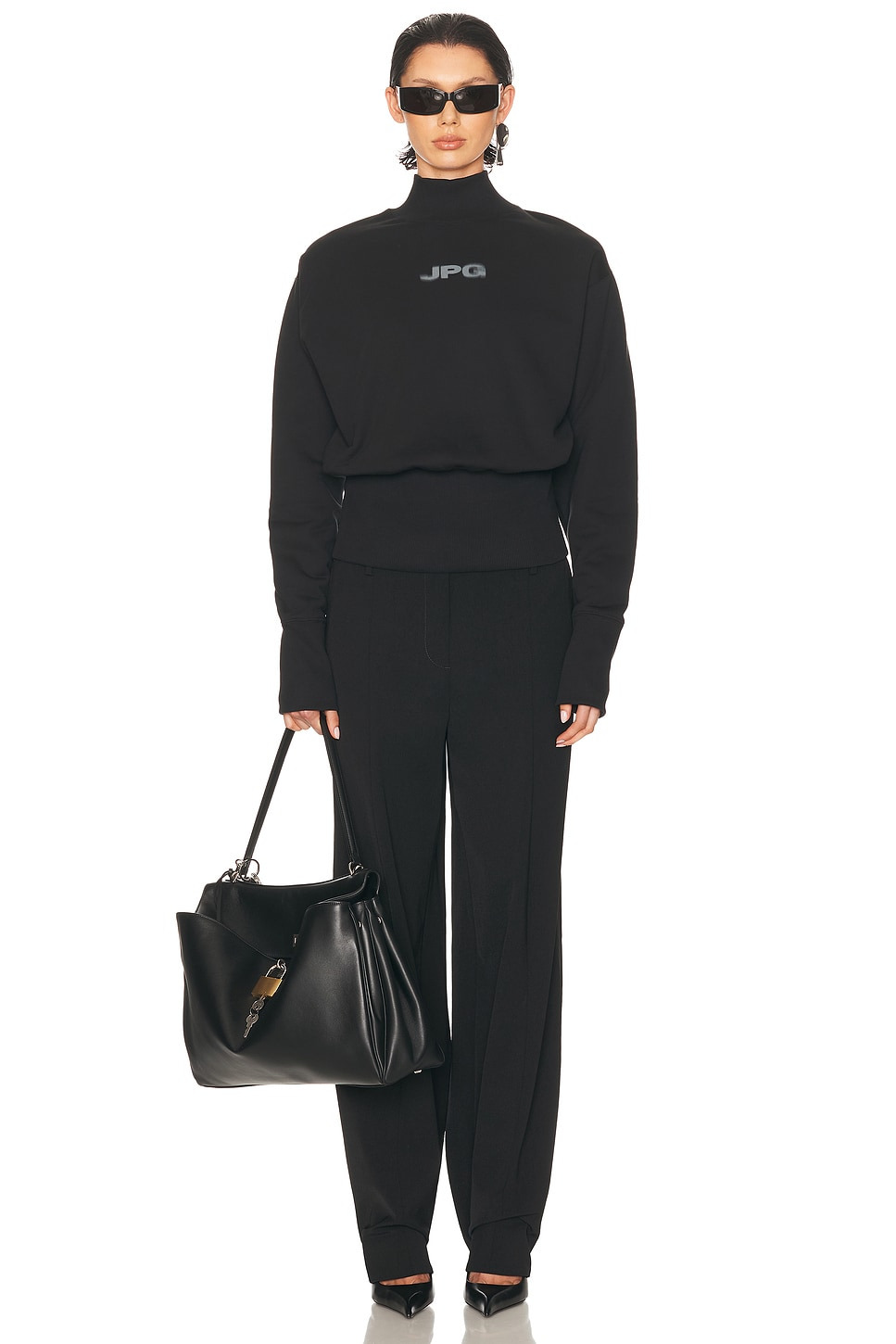 Cropped Crew Neck Jpg Sweater - 4