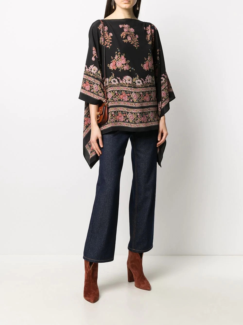 floral-print tunic - 2