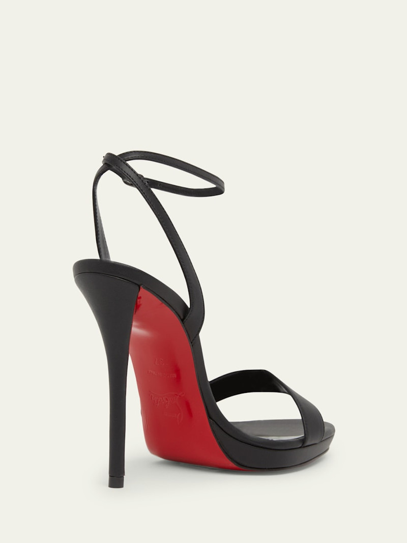 Christian Louboutin Miss Z Leather Red Sole Ankle-Strap Sandals outlook