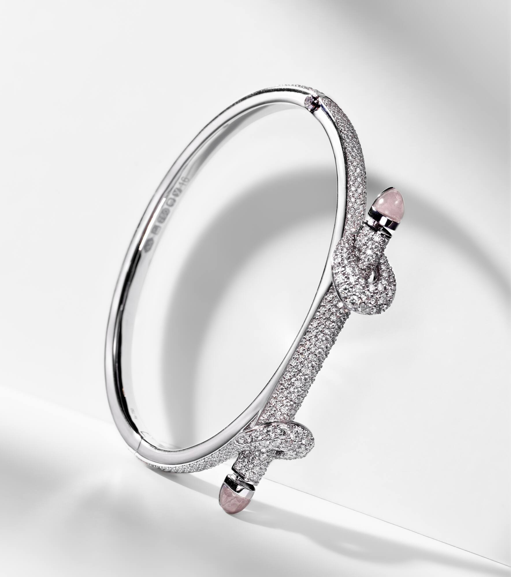 Chakra Icon 18kt white gold bracelet with diamonds and quartz - 5