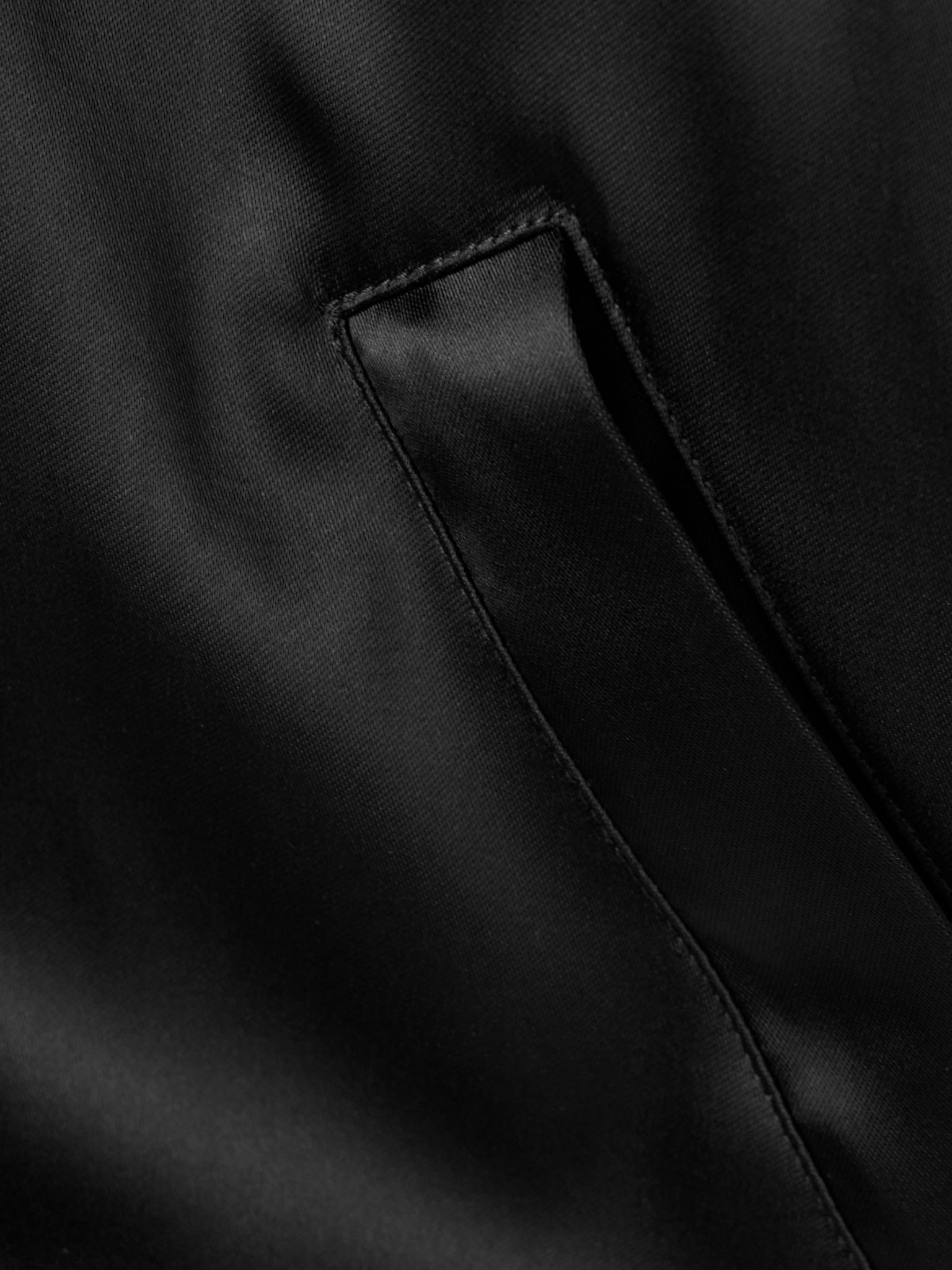 Satin track jacket Black - 5