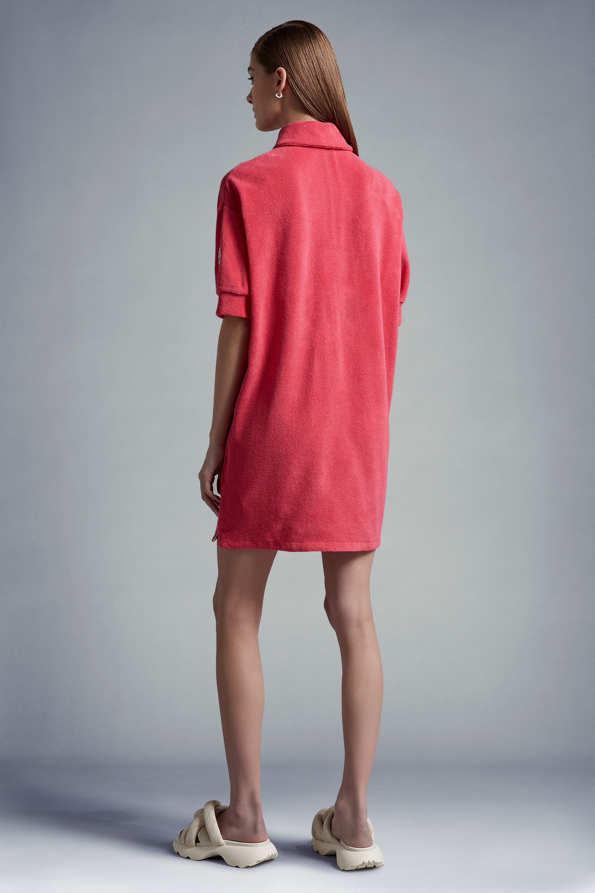 Terrycloth Polo Dress - 5