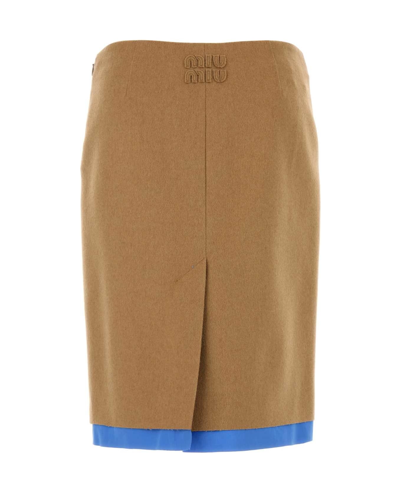 Beige Camel Skirt - 2