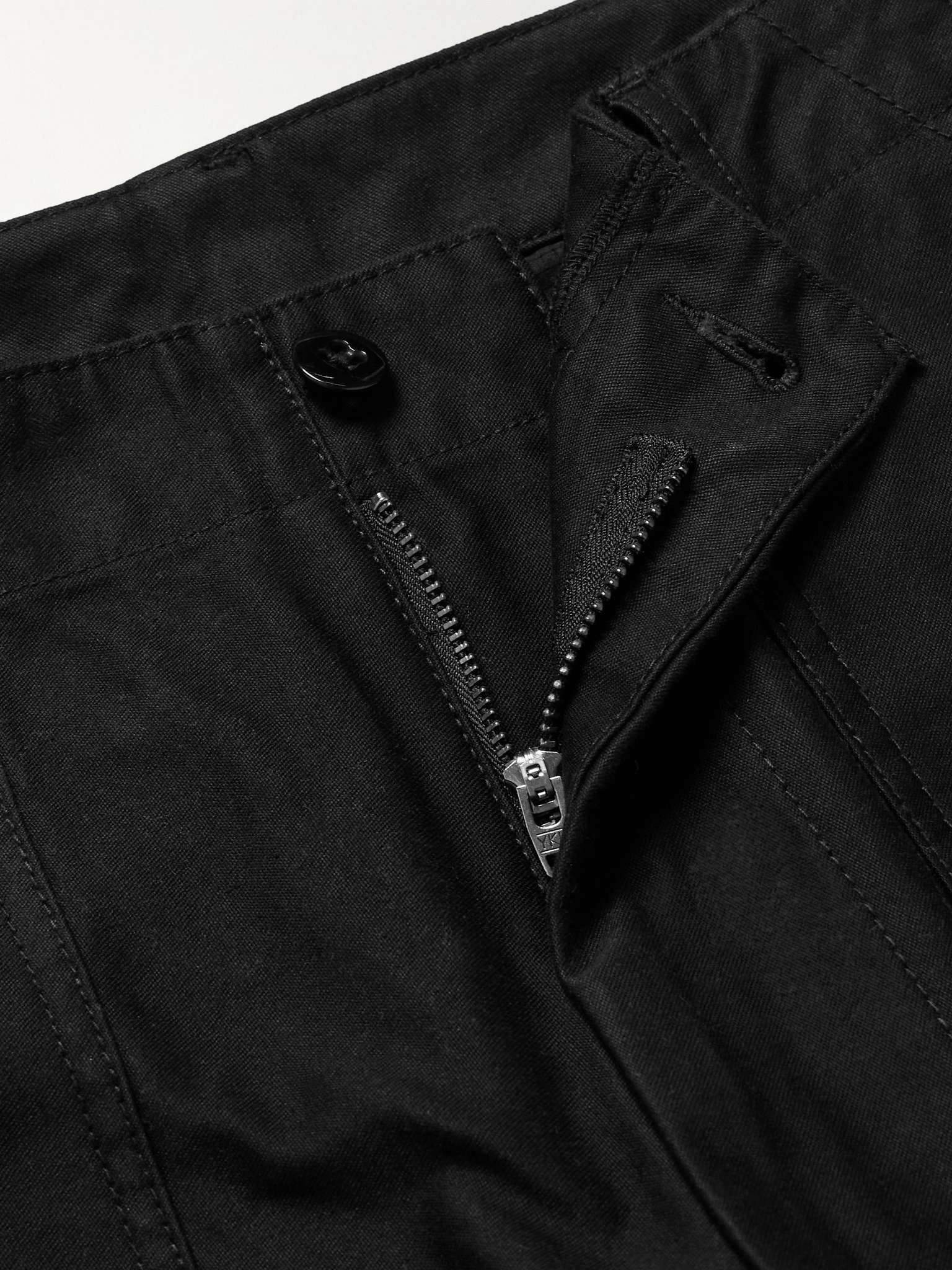Wide-Leg Cotton Trousers - 11