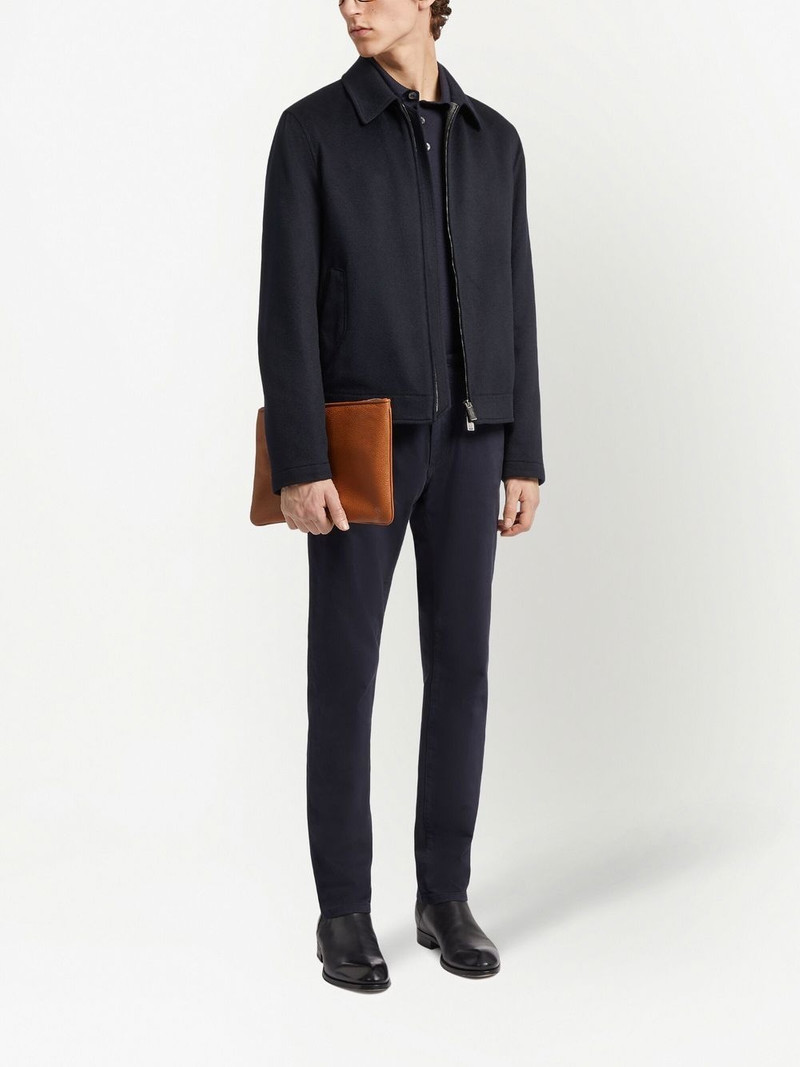 ZEGNA Oasi zipped-up overjacket outlook