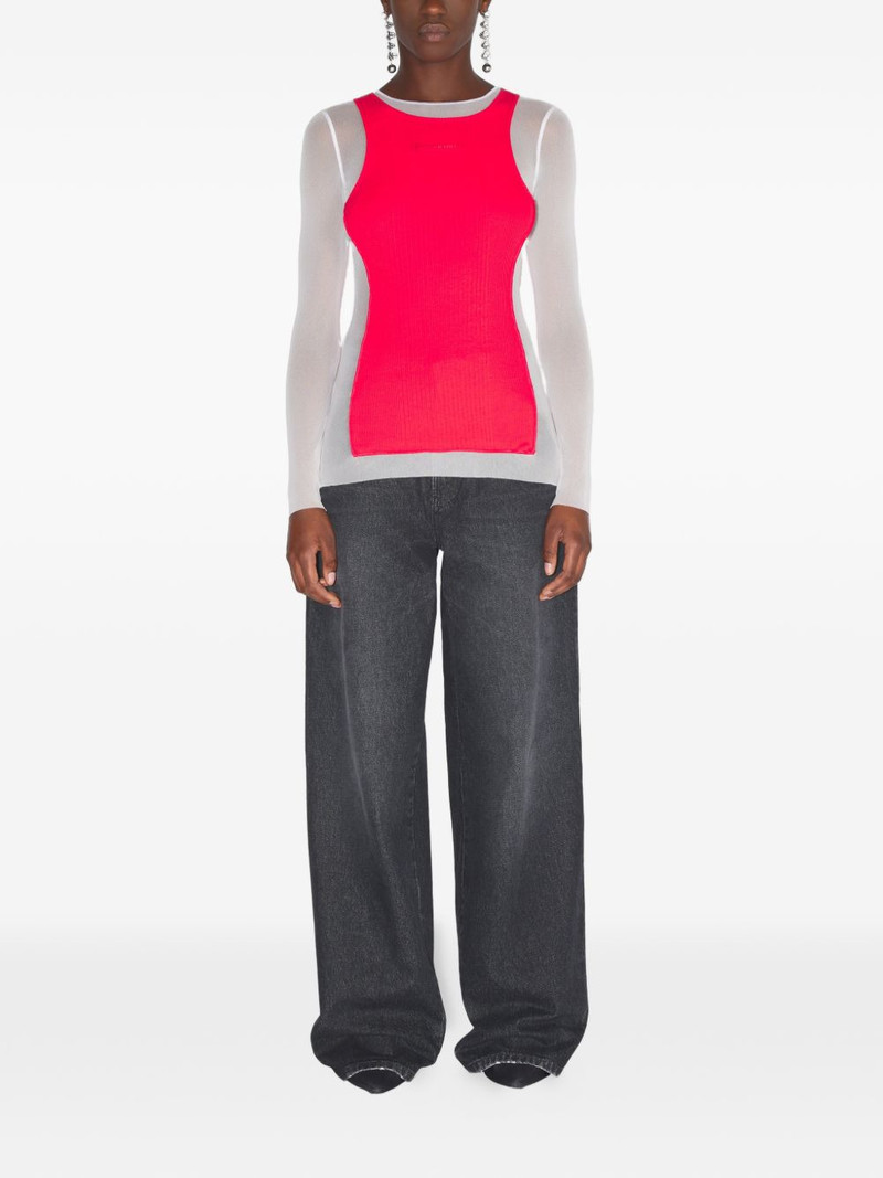 Jean Paul Gaultier layered-effect T-shirt outlook