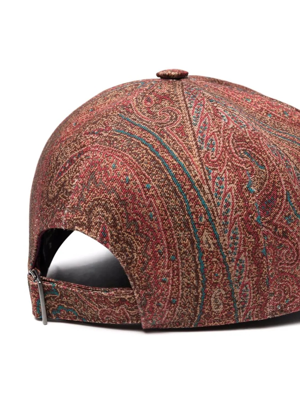 appliqué logo paisley-print cap - 2