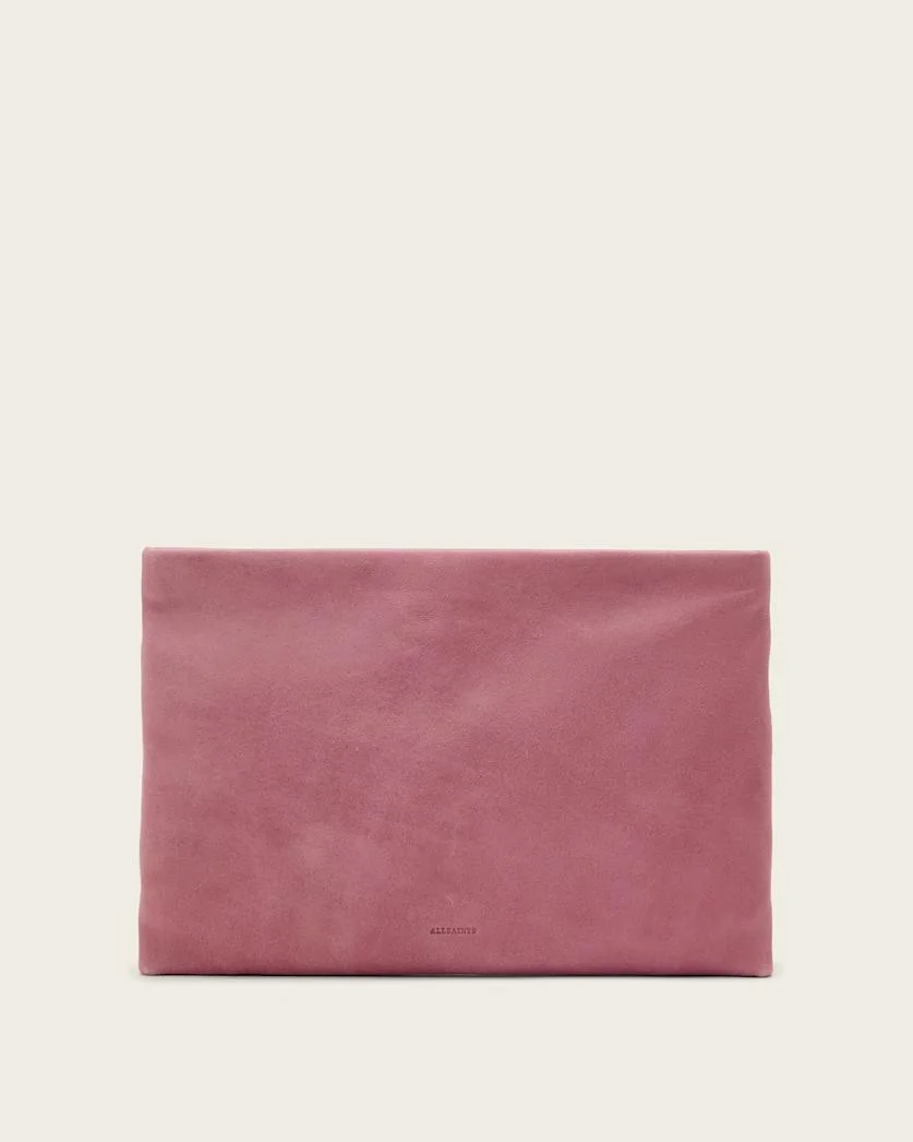 BETTINA LEATHER CLUTCH BAG - 1