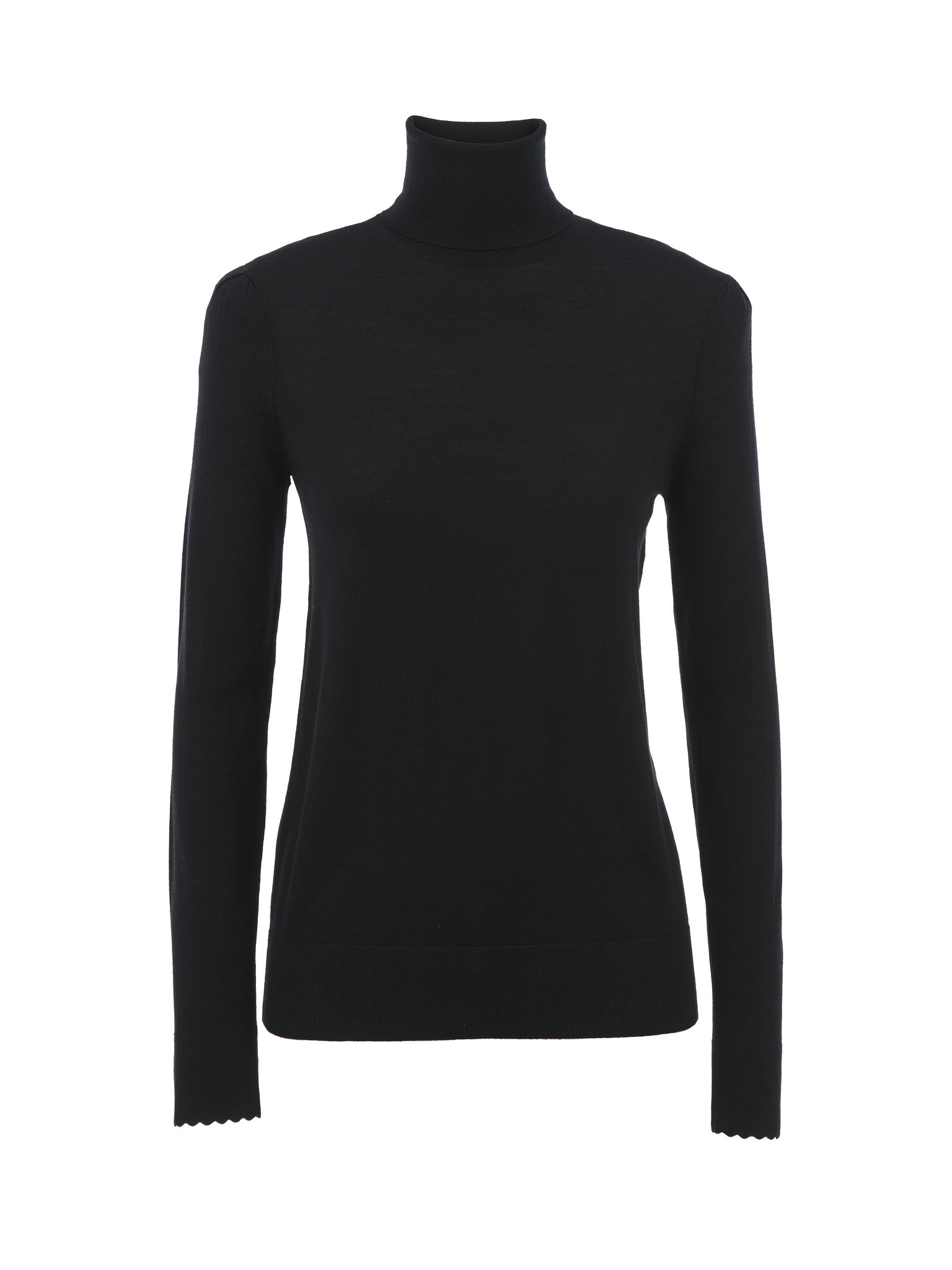 FITTED TURTLENECK JUMPER - 1