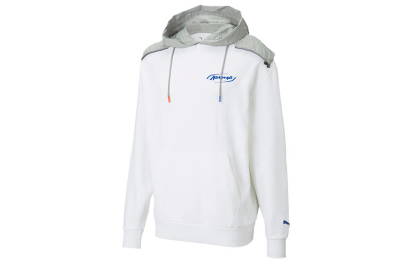 PUMA PUMA x Attempt Hoodie 'White Grey' 598263-02 outlook