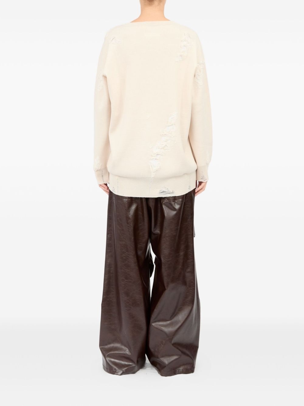 distressed sweatshirt - 5