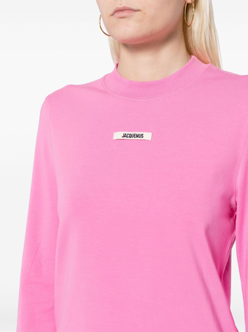 grosgrain-logo long-sleeve T-shirt - 5