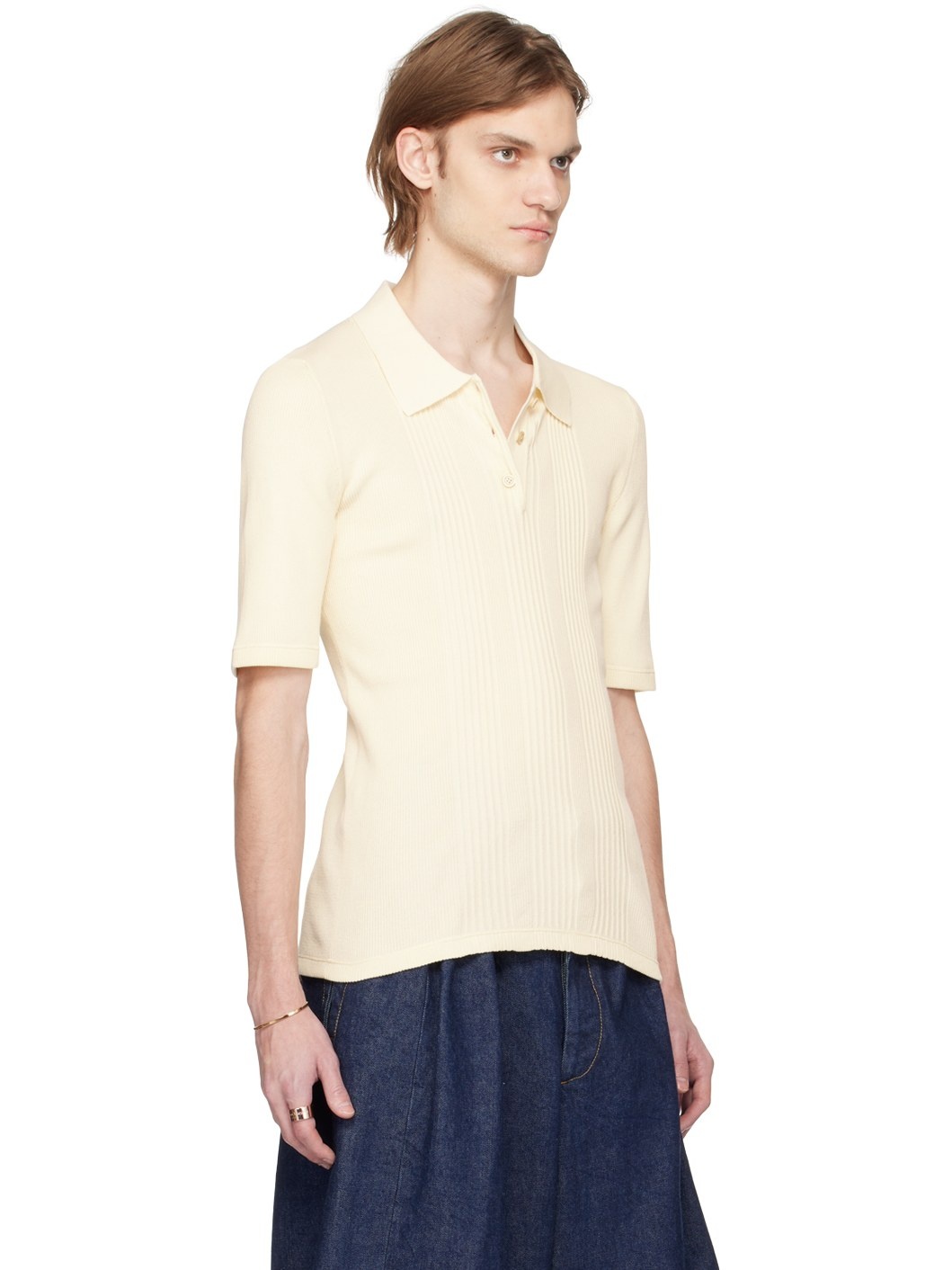 Off-White Three-Button Polo - 2