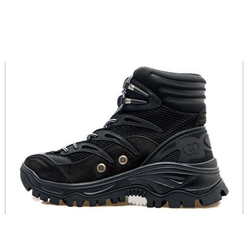 Gucci Lace Up Boot 'Black' 698779-2KD20-1000 - 2