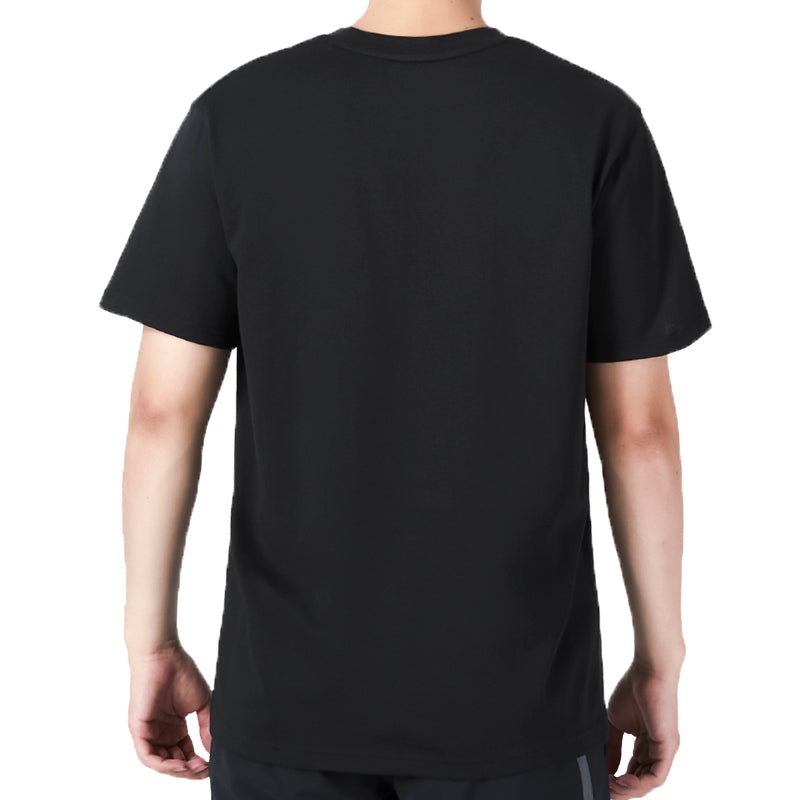 Under Armour Logo Embroidered Heavyweight Short Sleeve T-shirt 'Black White' 1373997-001 - 4