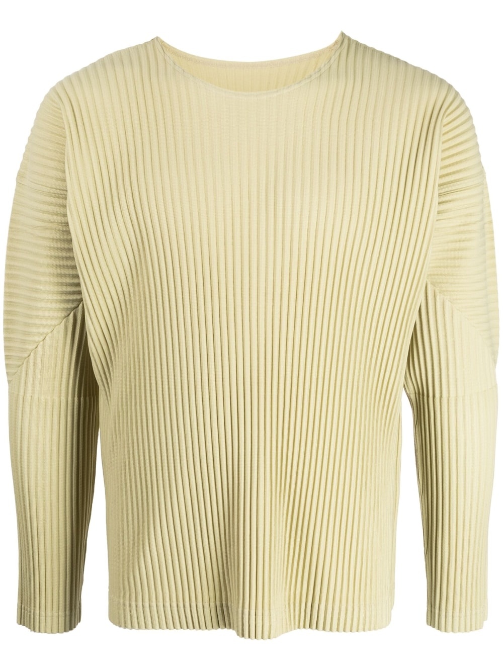 fully-pleated long-sleeved top - 1