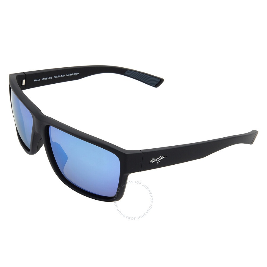 Maui Jim Uila Blue Hawaii Rectangular Men's Sunglasses B661-02 62 - 4