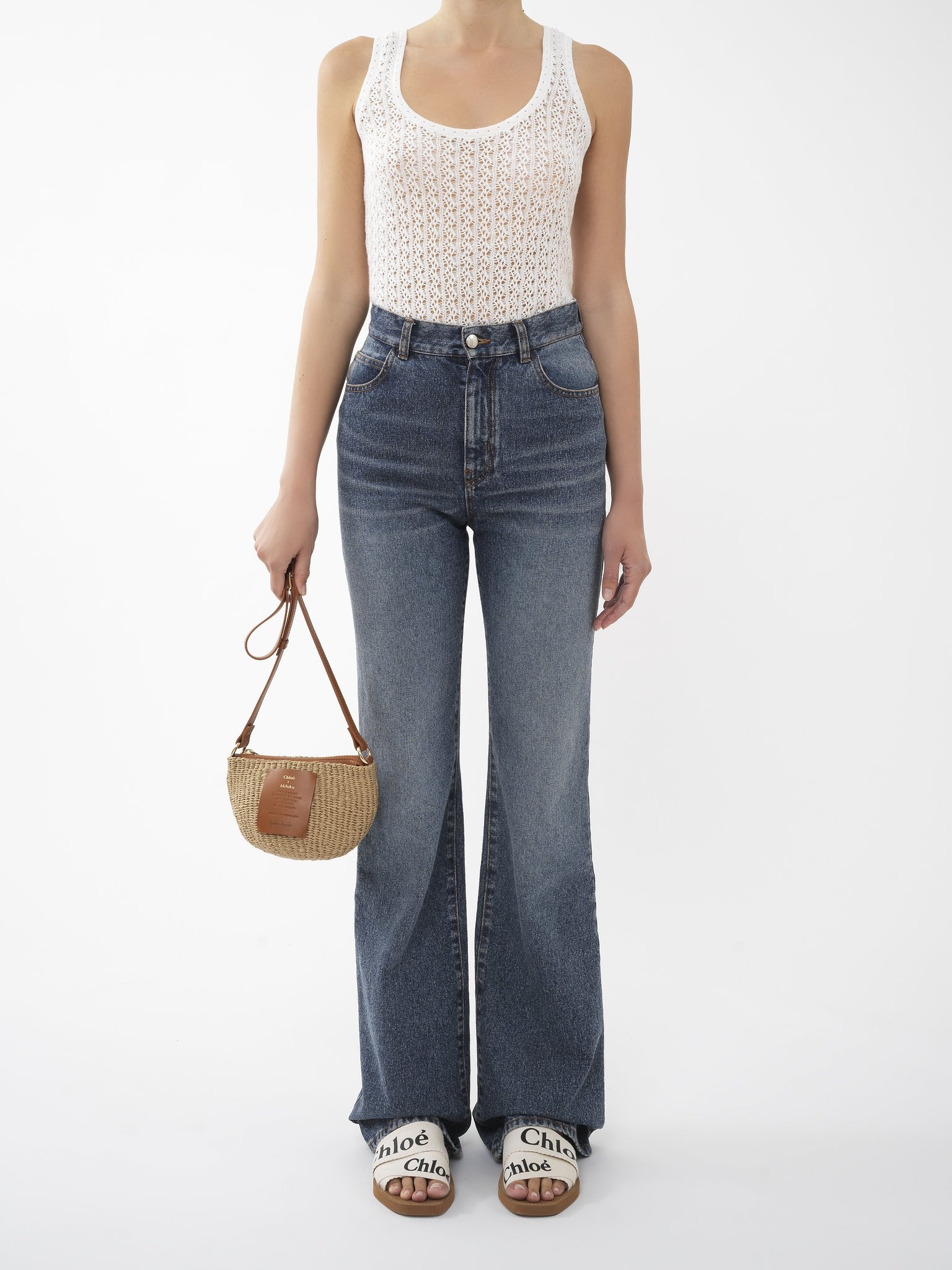 CHLOÉ ZIPPERED MINI BASKET - 7