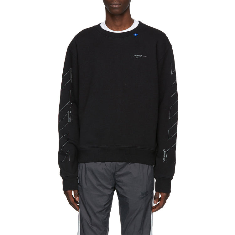 Off-White Unfinished 3M Arrow Crew Neck Sweater OMBA025E19E300031091 - 3