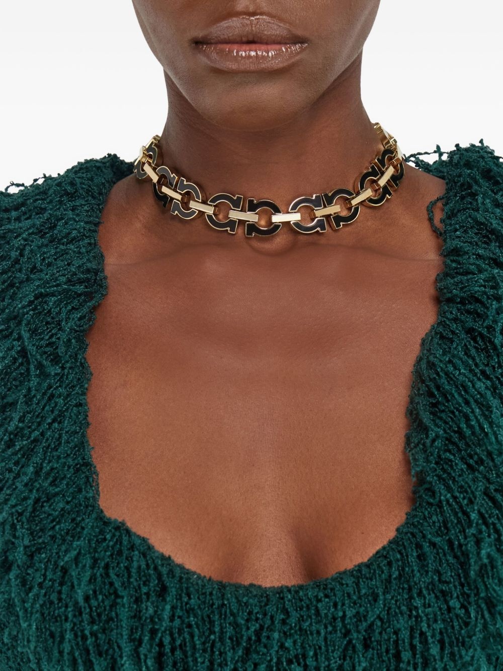 logo-link necklace - 2