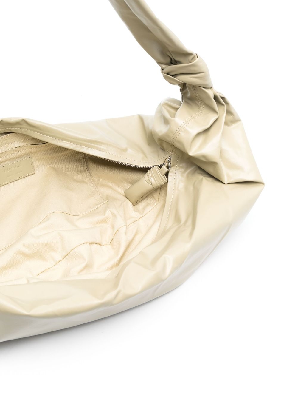 Croissant leather shoulder bag - 5