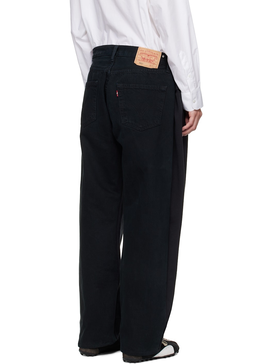 Black Overjogging Jeans - 3