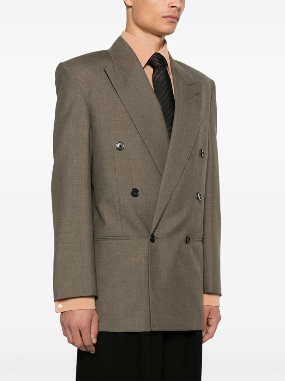 wool blazer - 3