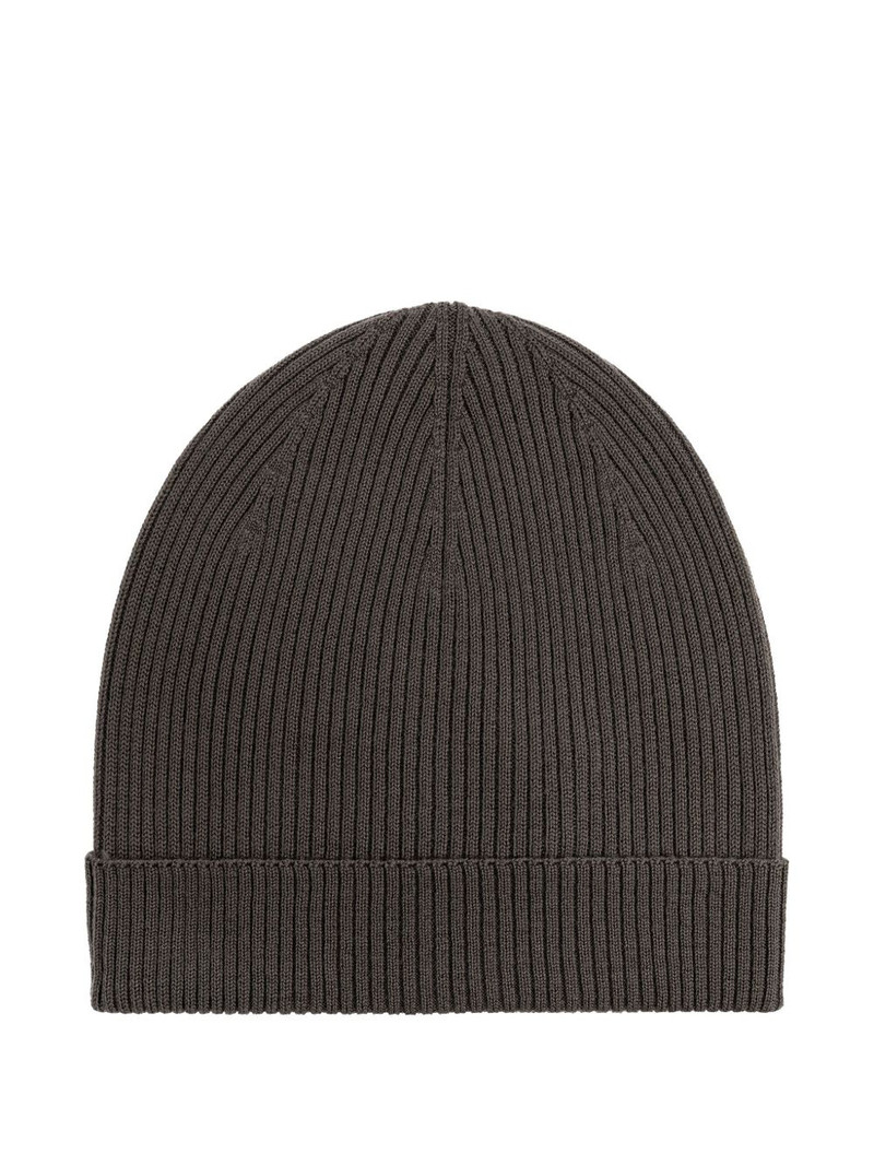 Rick Owens ribbed wool beanie outlook