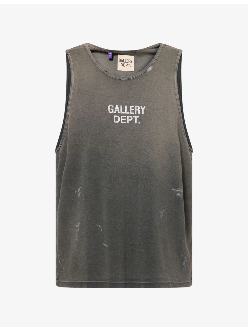Logo-Print Oversize Cotton Vest Top - 1