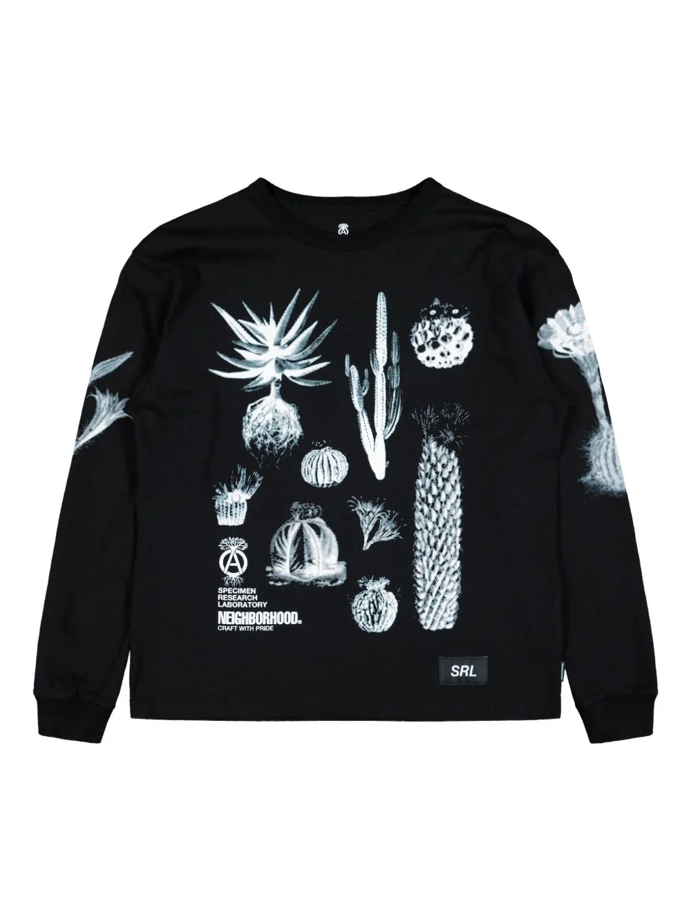 graphic-printed long-sleeved sweatshirt - 1