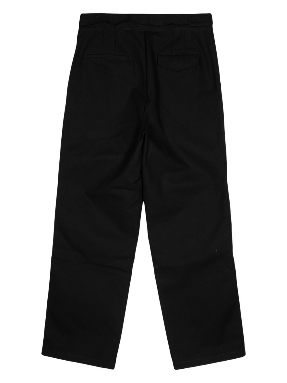 eyelet detailing wide-legged trousers - 2