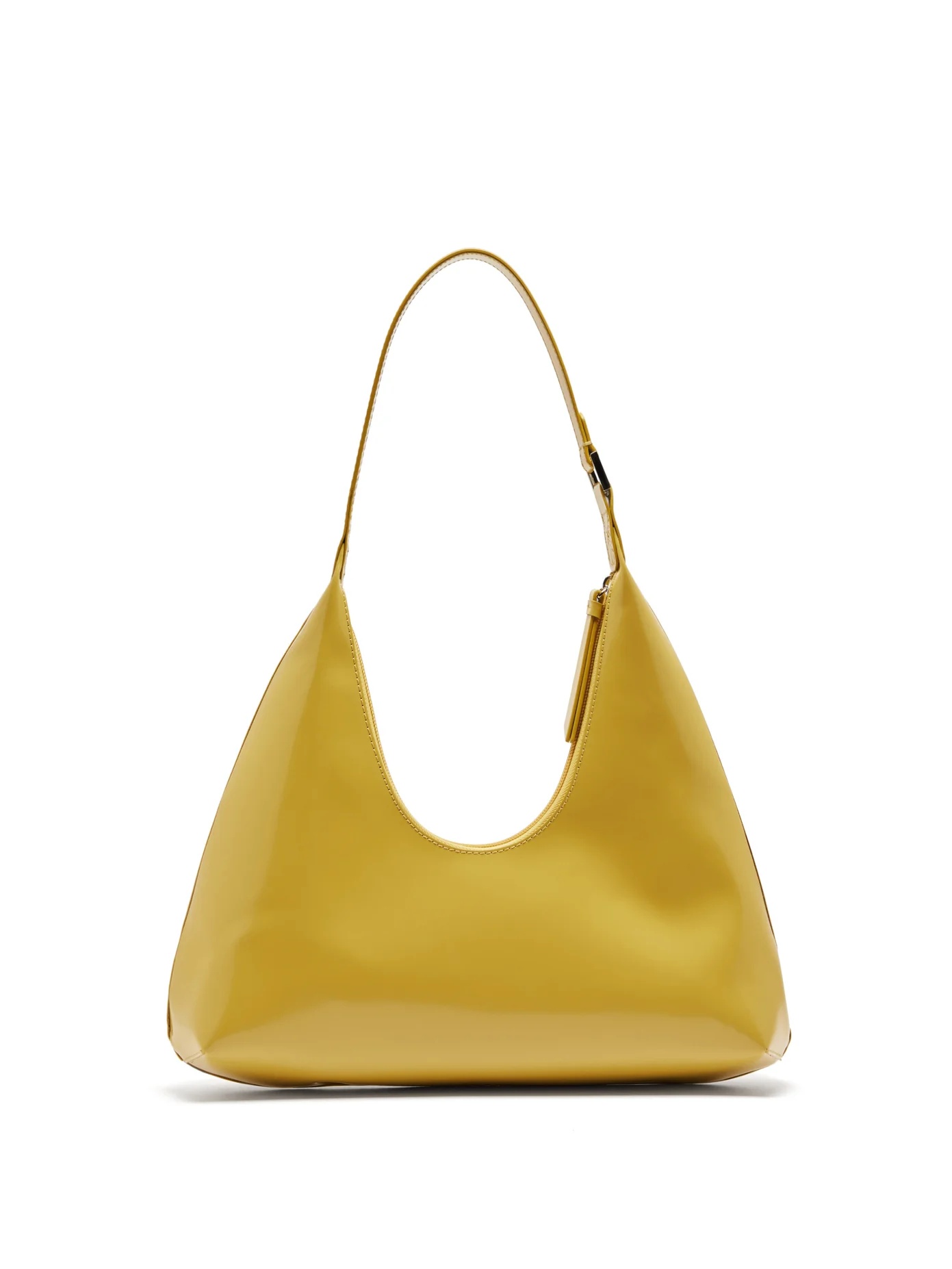 Amber patent-leather shoulder bag - 1