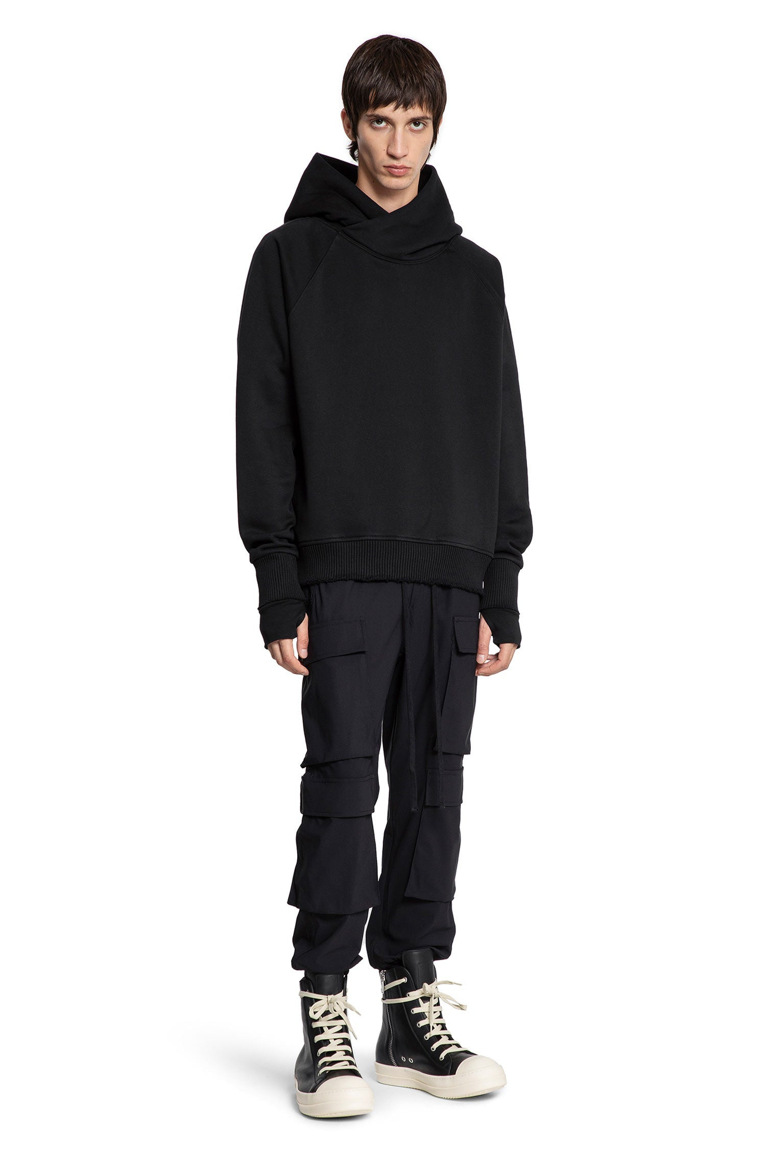 Cotton-Jersey-Wrap-Hoodie - 5