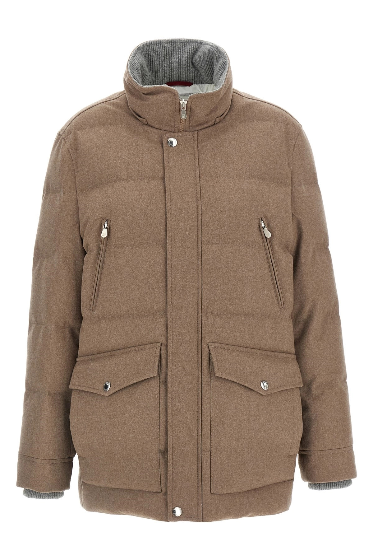Flannel down jacket - 3