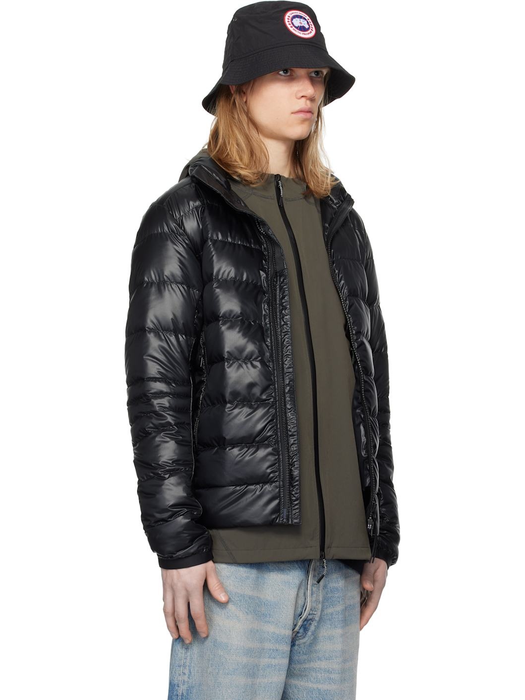 Black 'Black Label' Crofton Down Jacket - 2