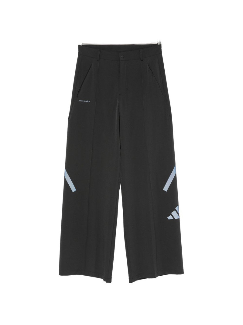 x entire studios Z.N.E. logo-print wide-leg trousers 1