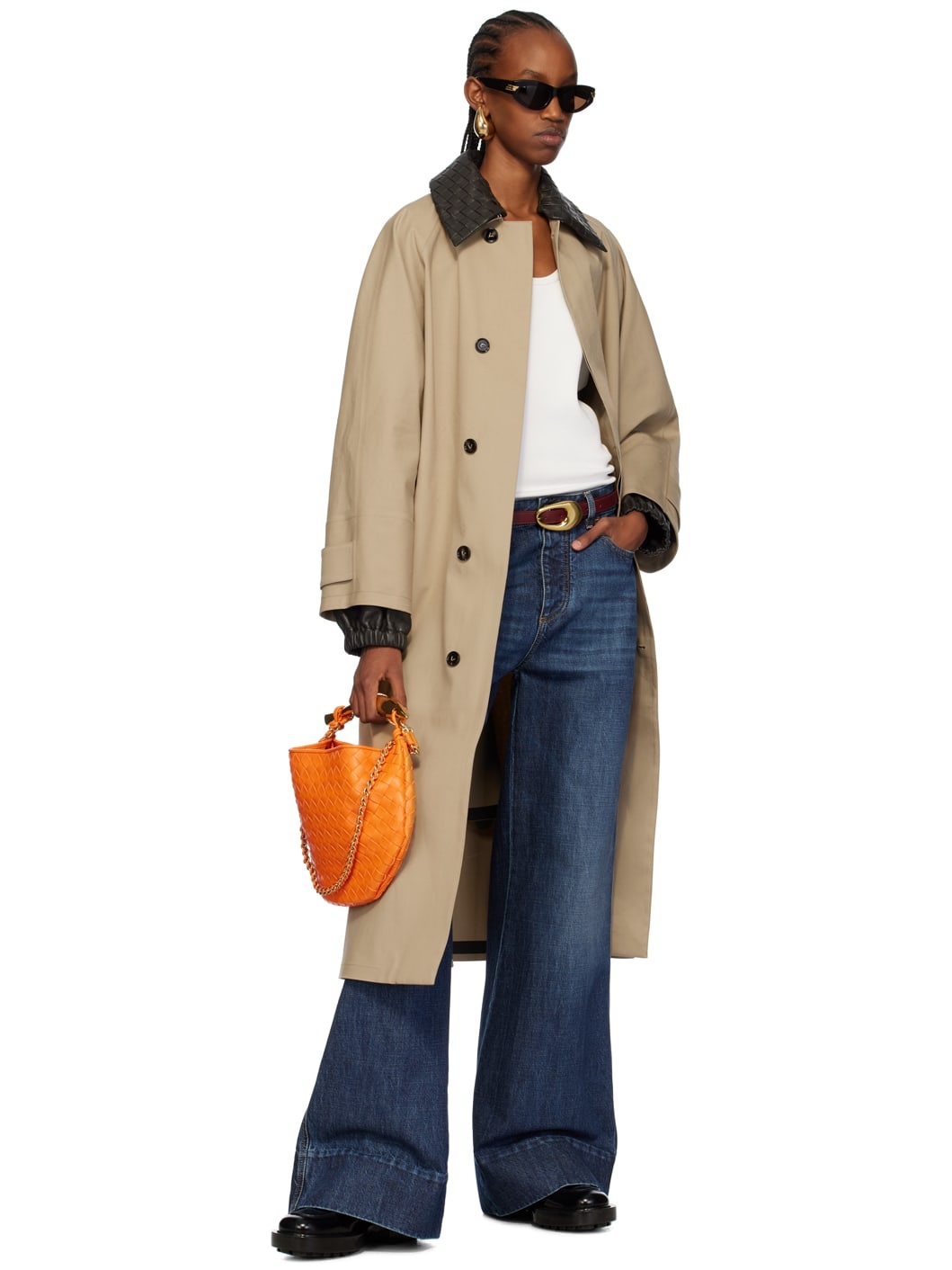 Orange Sardine With Chain Bag - 4