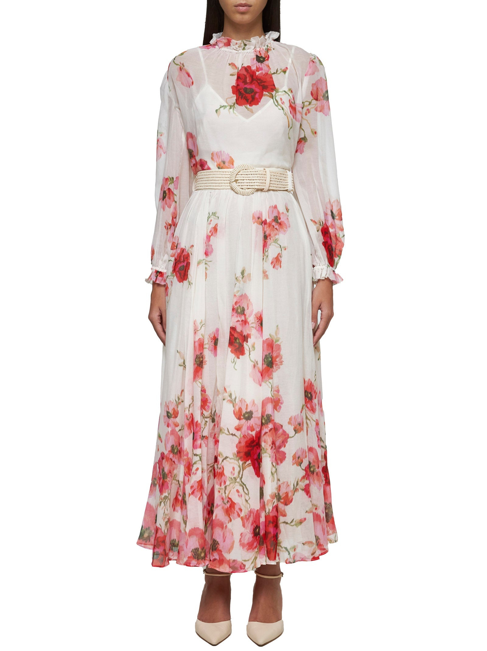 Zimmermann Women Lightburst Print Cotton And Silk Maxi Skirt - 2