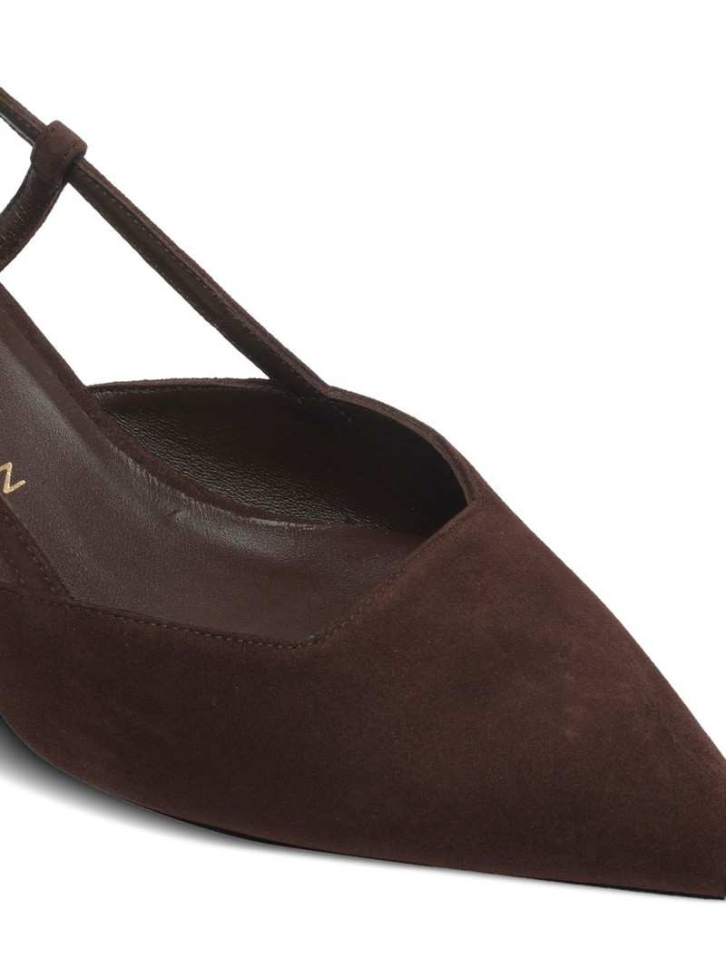 Vinnie suede slingback pumps 4