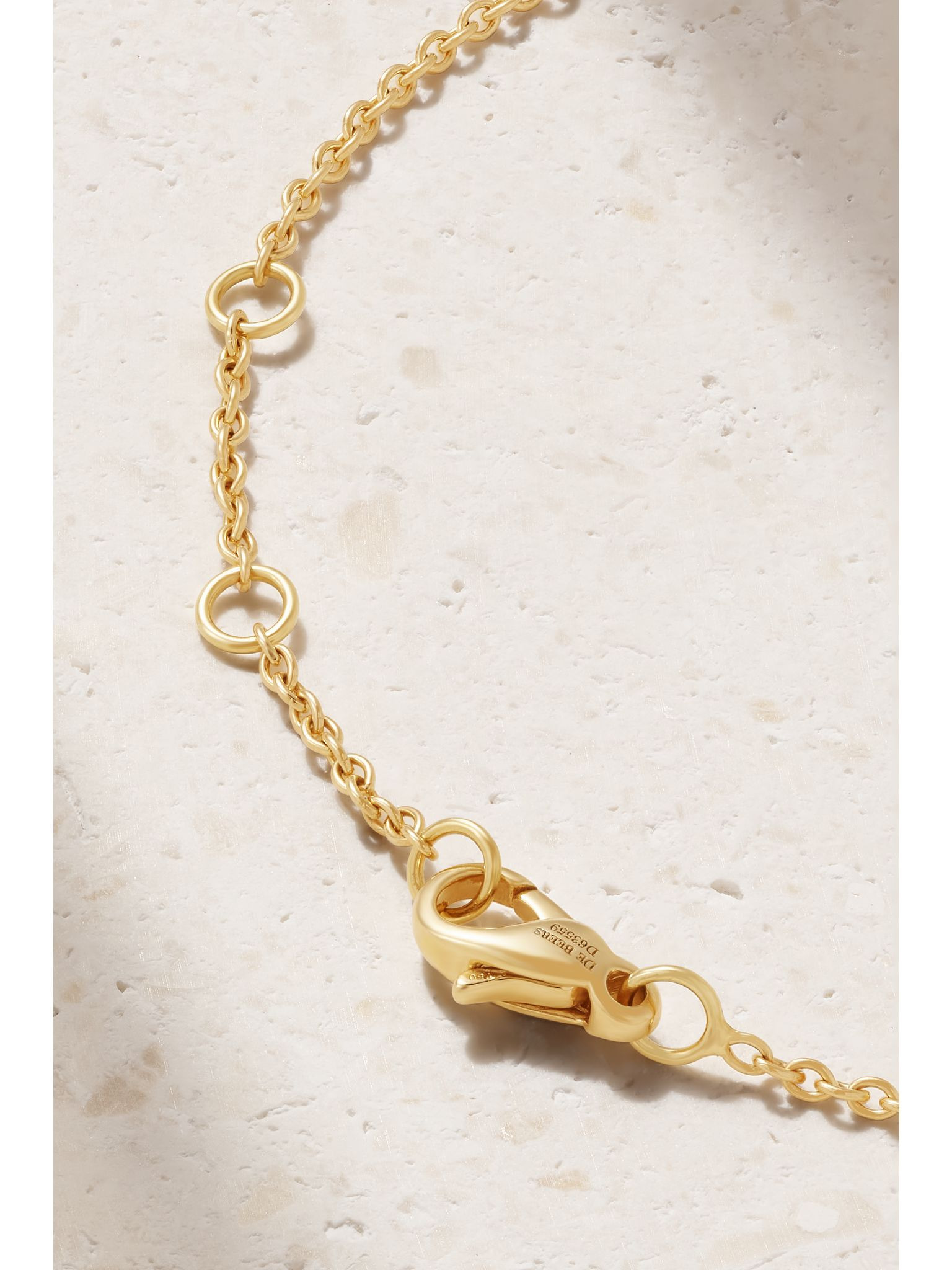 My First De Beers Clea 18-karat gold diamond bracelet Gold - 3