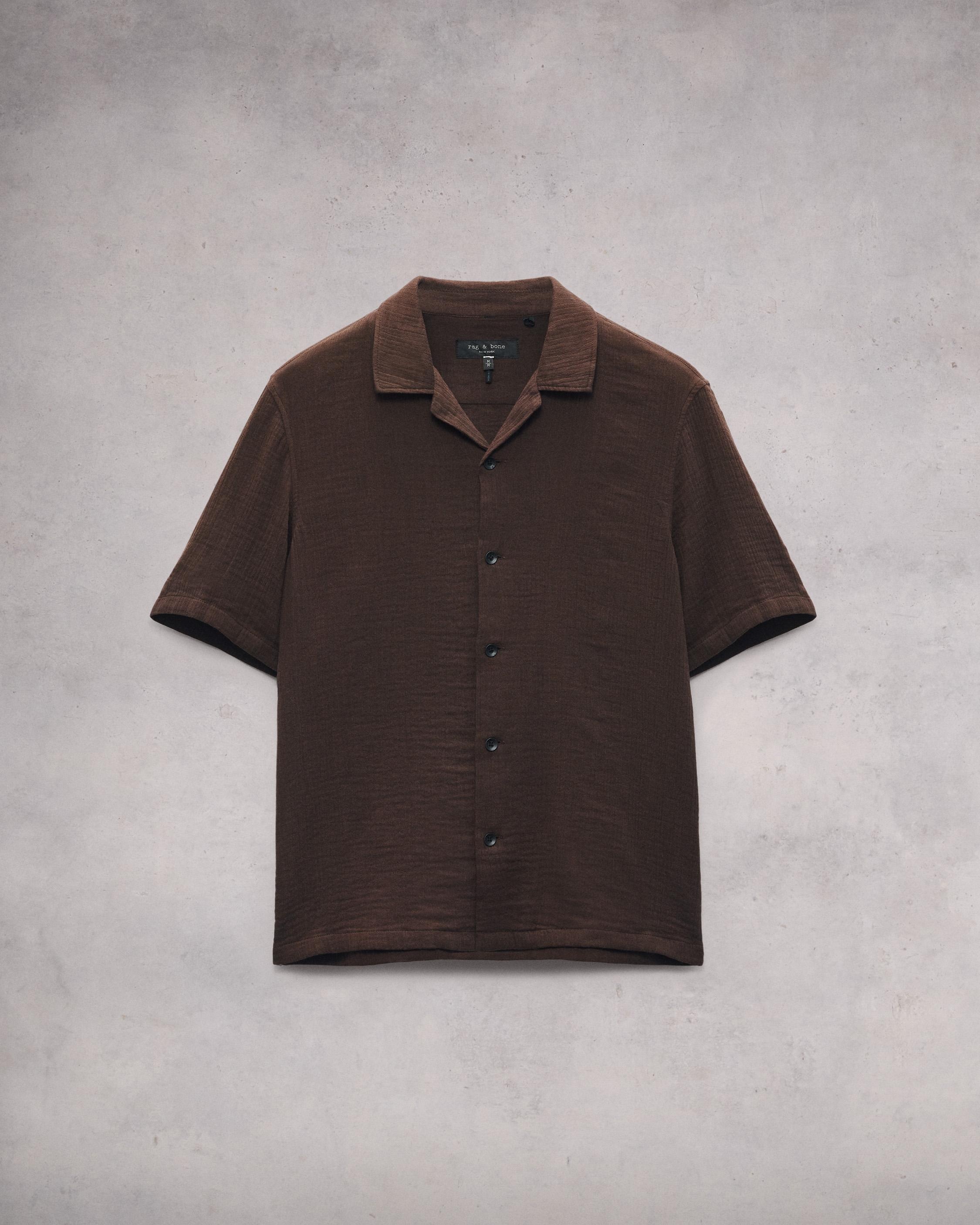 Avery Resort Gauze Shirt
Relaxed Fit Button Down - 1