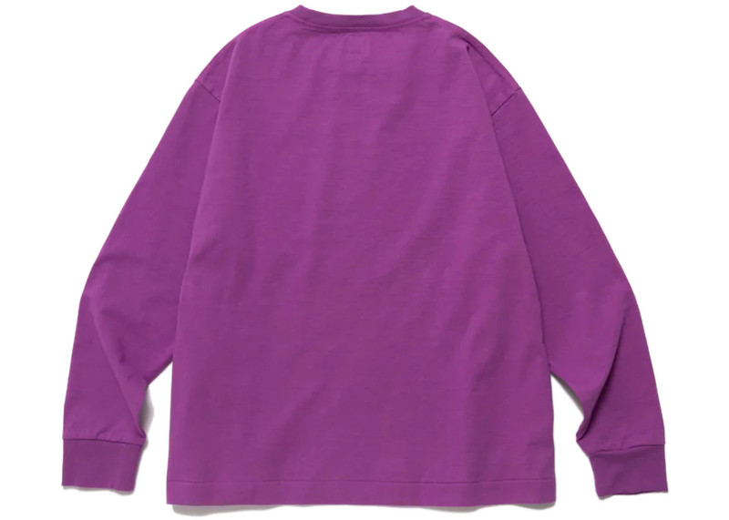 Human Made Human Made Heart L/S T-Shirt Purple outlook