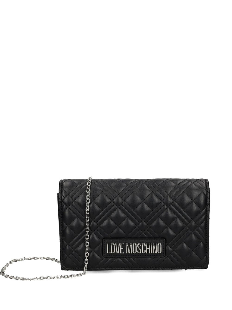 quilted chain clutch bag 1